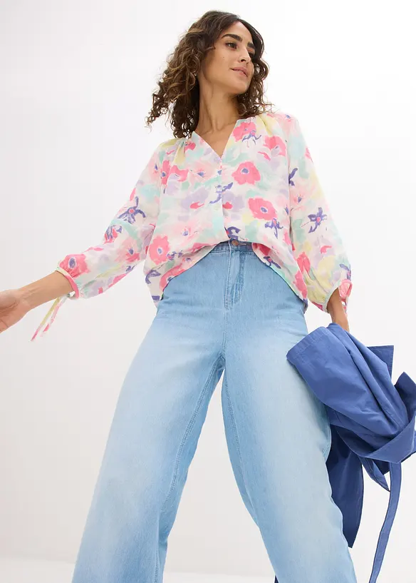 Chemisier en gaze de coton, bonprix