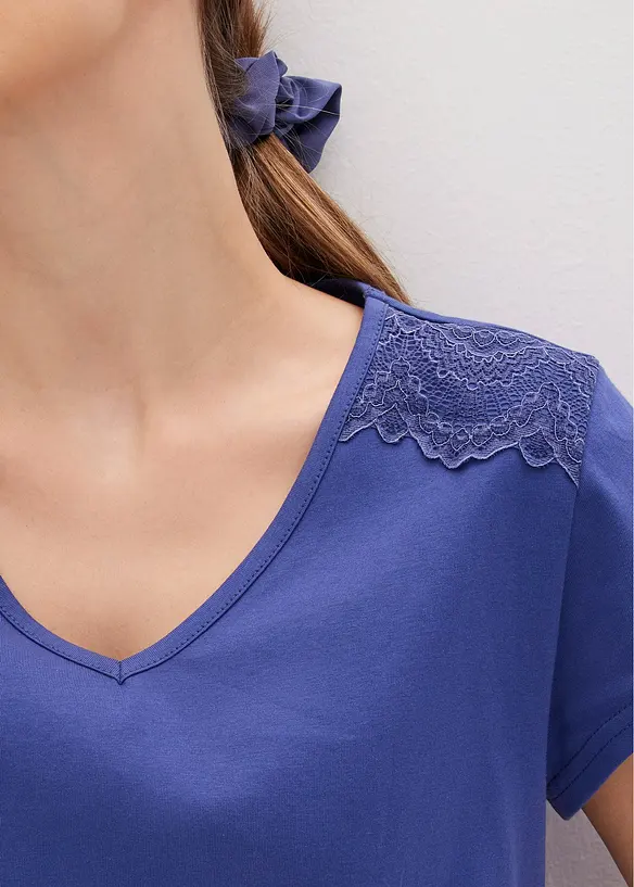 Pyjama avec un pantacourt ample, bonprix