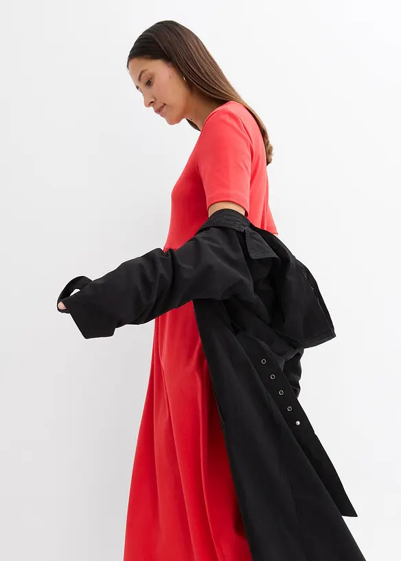 Robe évasée en jersey de coton épais, bonprix