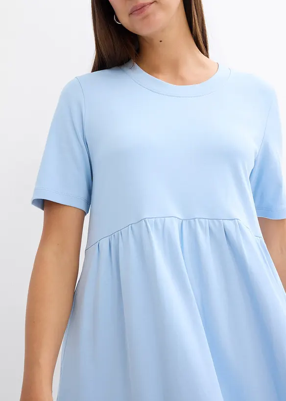 Robe évasée en jersey de coton épais, bonprix