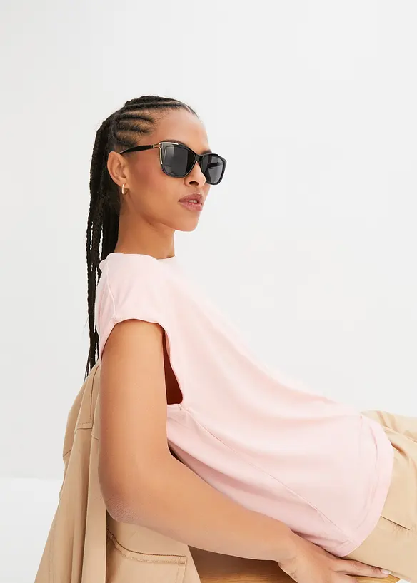 T-shirt en viscose douce, bonprix