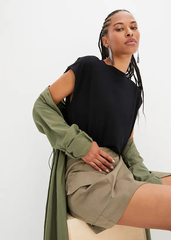 T-shirt en viscose douce, bonprix