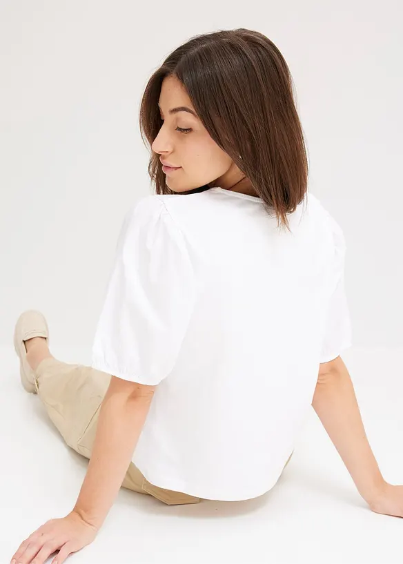 T-shirt à manches ballon, bonprix