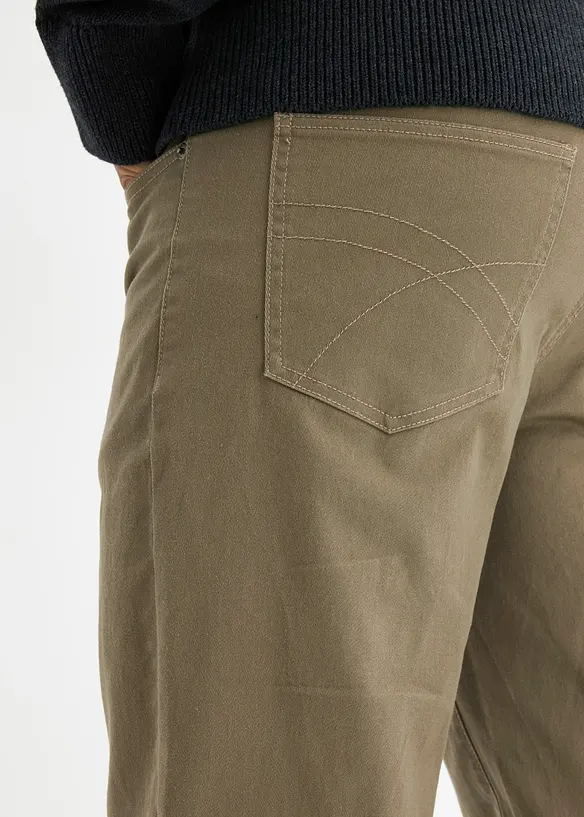 Pantalon droit et extensible, coupe classique, bonprix