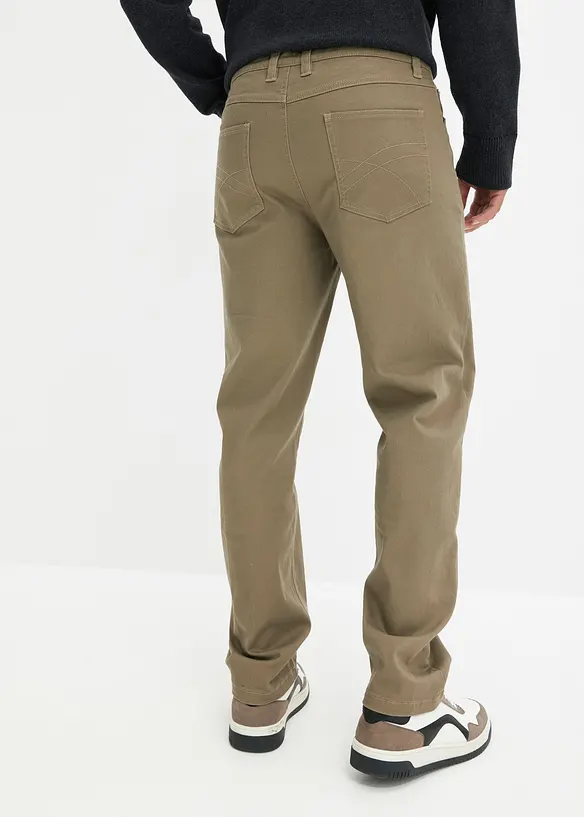 Pantalon droit et extensible, coupe classique, bonprix