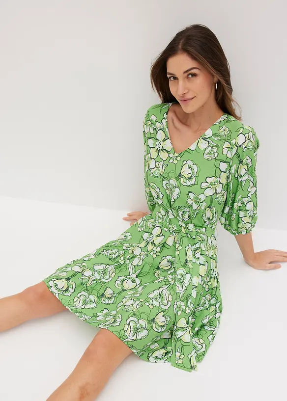 Robe courte en douce viscose mélangée, bonprix