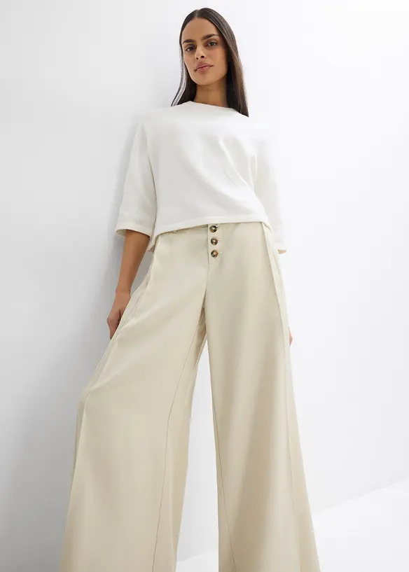 Pantalon twill en Lyocell fluide, bonprix