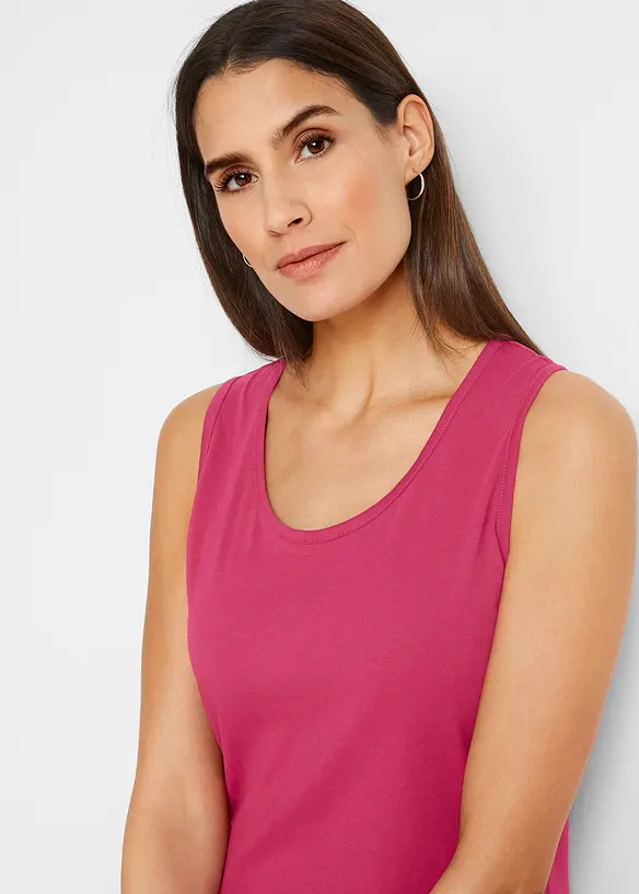 Lot de 2 robes longues 100% coton, bonprix