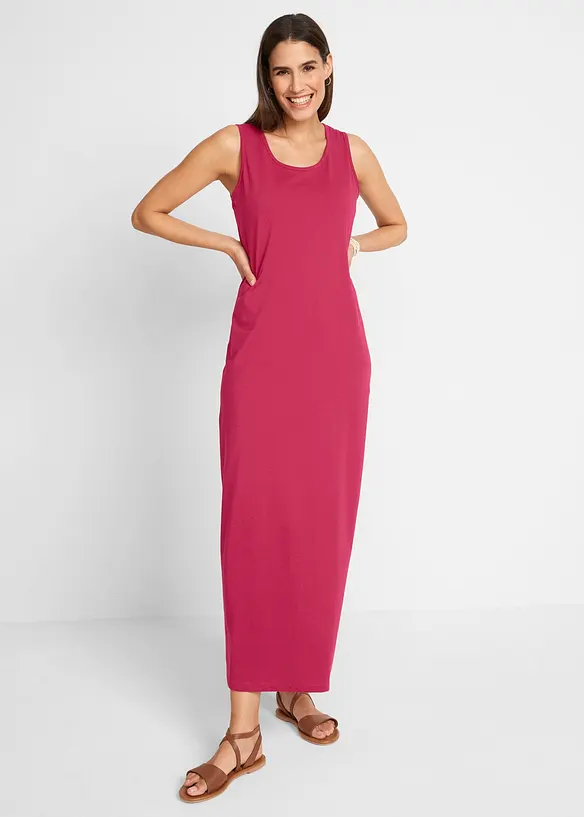 Lot de 2 robes longues 100% coton, bonprix