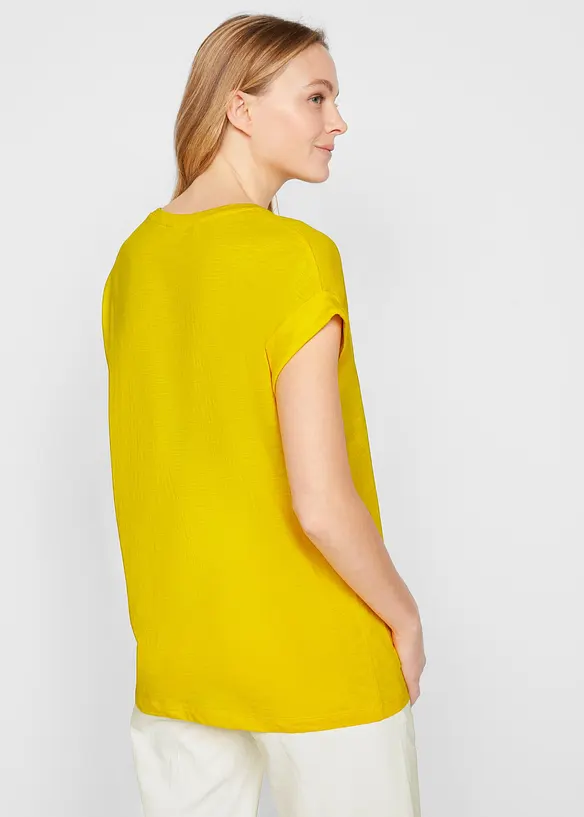 Lot de 2 T-shirts longs 100% coton, bonprix