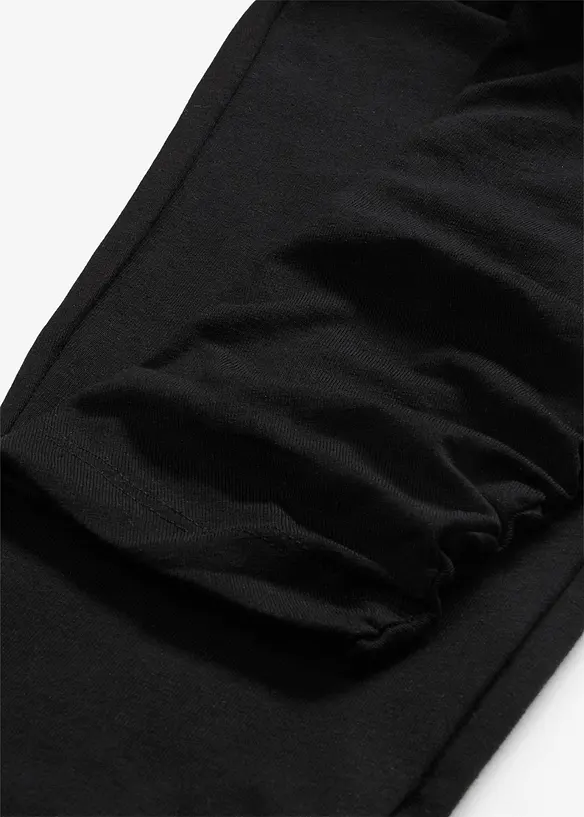 Legging avec large empiècement confortable à la taille et détail fronce, bonprix