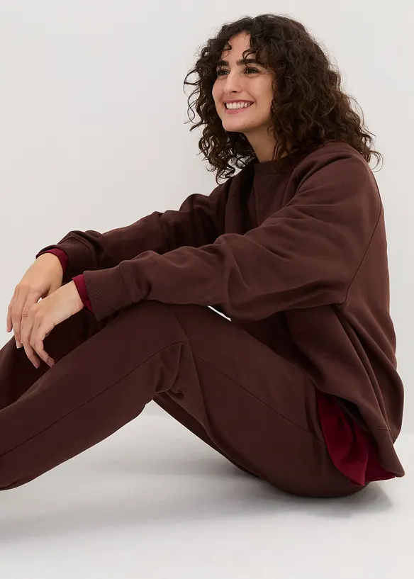 Sweat oversize 100% coton épais, bonprix