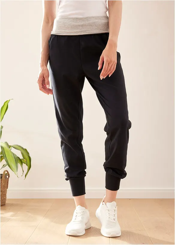 Pantalon jogger en coton extensible, bonprix