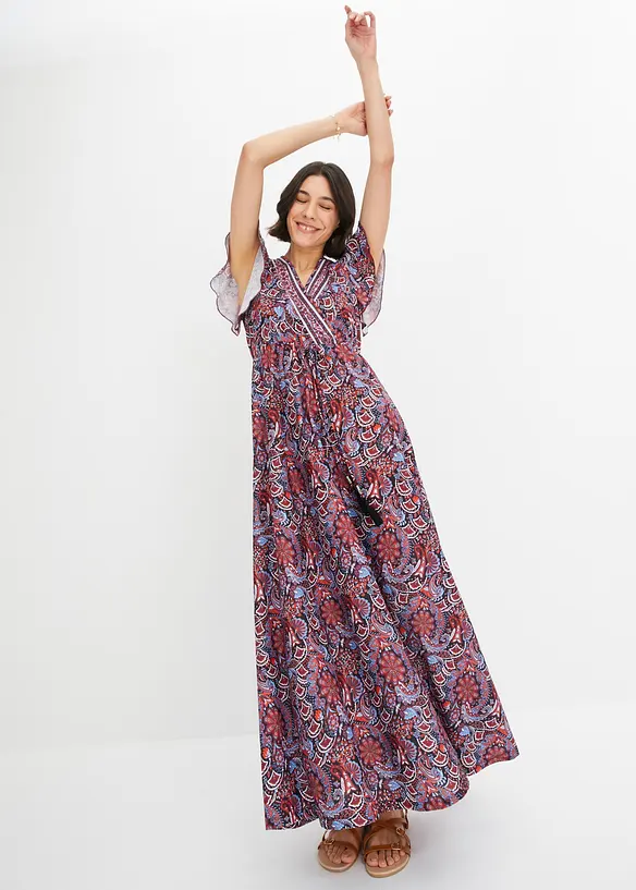 Robe longue imprimée, bonprix