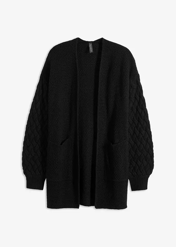 Cardigan &agrave; motif torsad&eacute;, bonprix