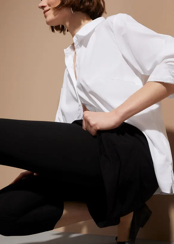 Legging 3/4 avec jupe en coton extensible, bonprix