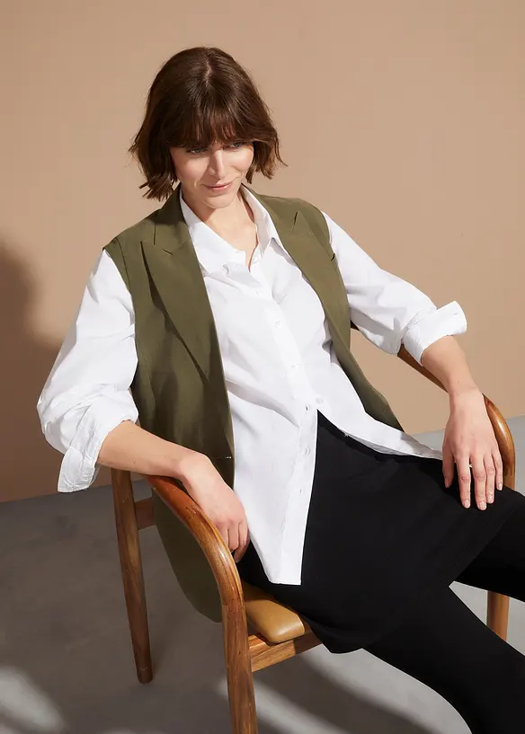 Legging 3/4 avec jupe en coton extensible, bonprix