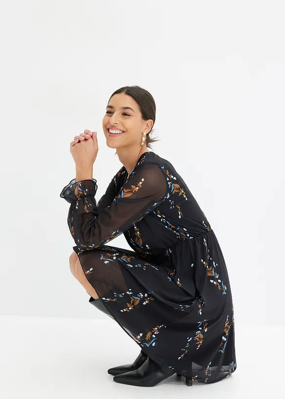 Robe en mesh, bonprix