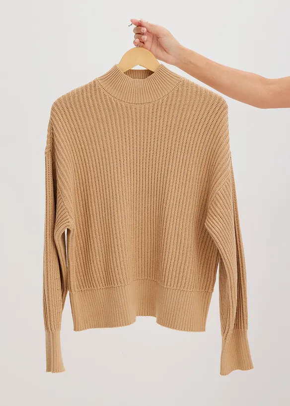 Pull oversize 100% coton, bonprix