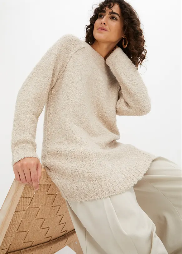 Pull en grosse maille de fil peluche, bonprix