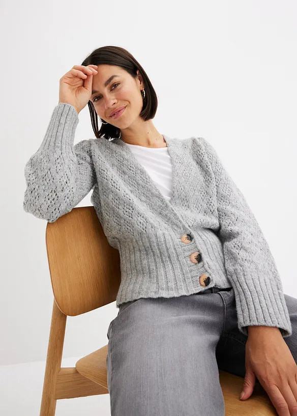 Gilet en fine maille, bonprix