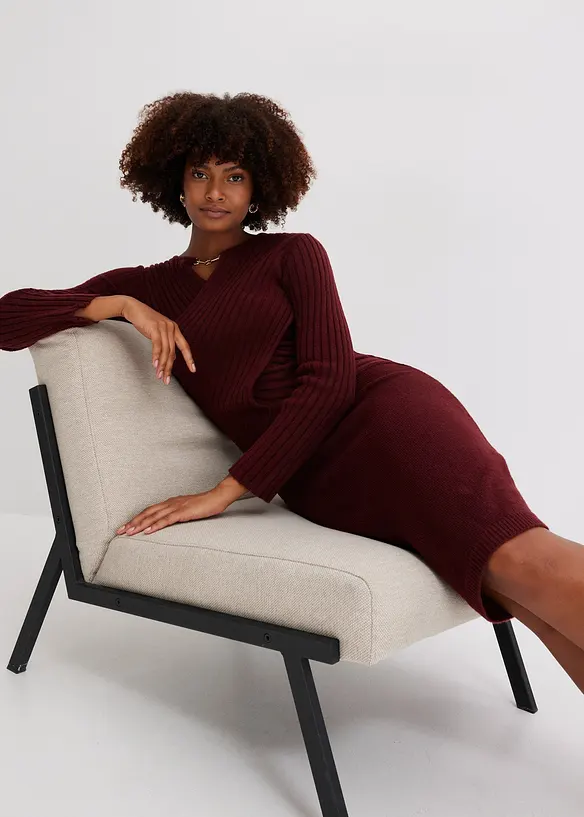 Robe en maille, bonprix