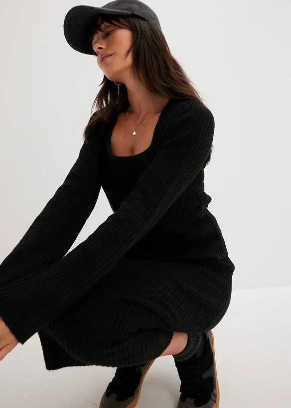 Pull à décolleté carré, bonprix