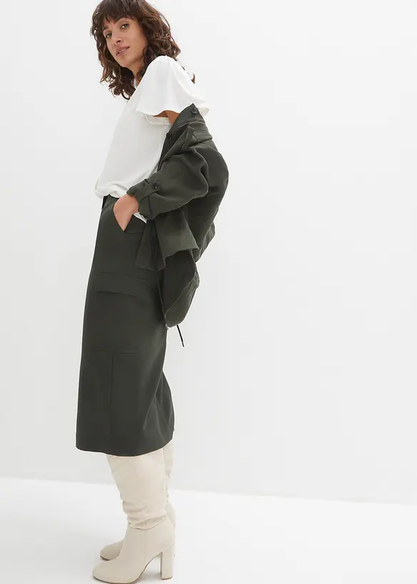 T-shirt boutonné, bonprix