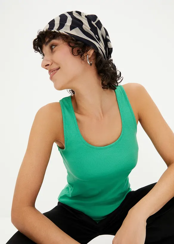 Top côtelé, bonprix