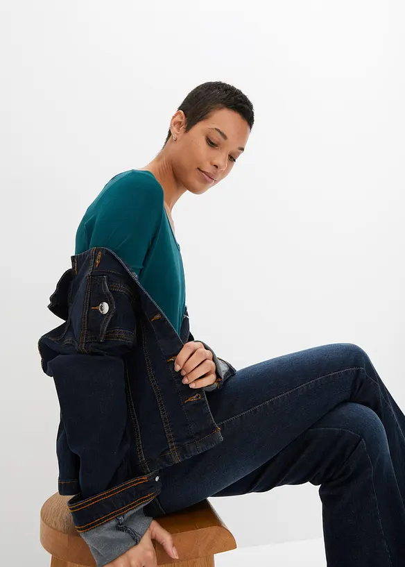 T-shirt doux en viscose extensible, bonprix