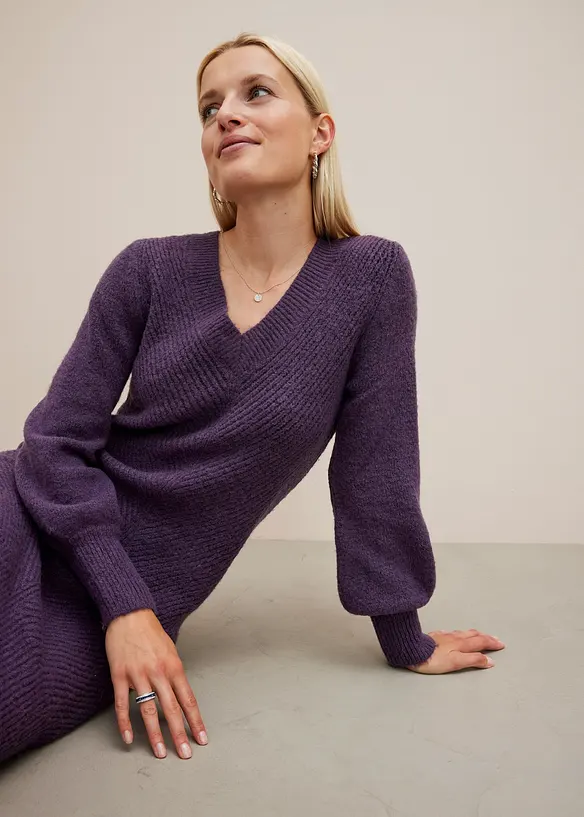 Robe en maille, bonprix