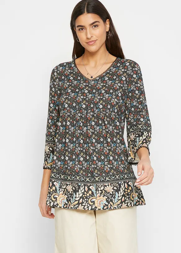 T-shirt long, bonprix