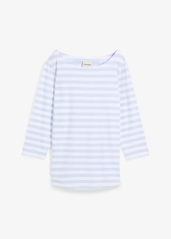 T-shirt à encolure bateau, bonprix