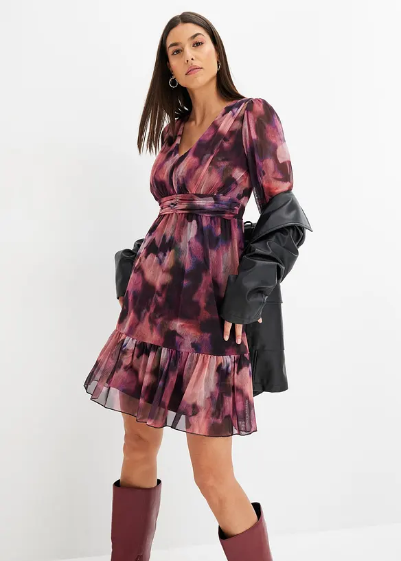 Robe en mesh, bonprix