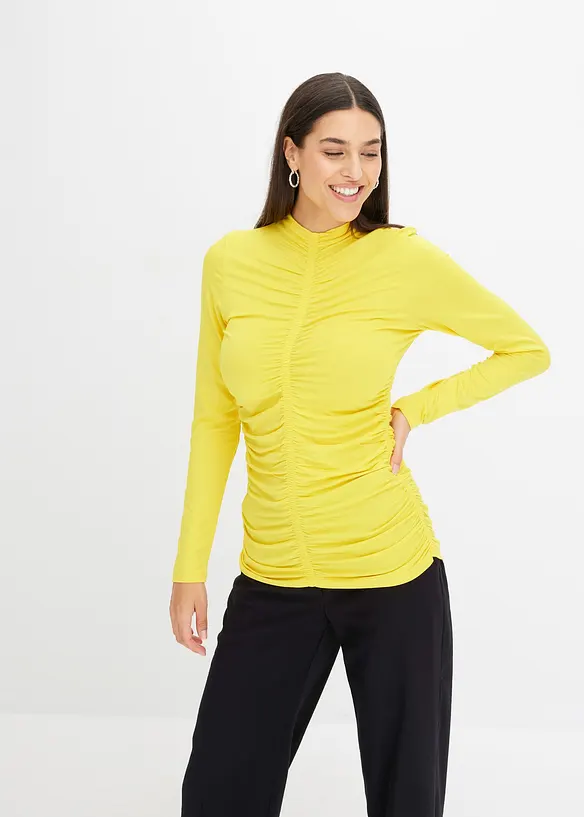 T-shirt froncé, bonprix