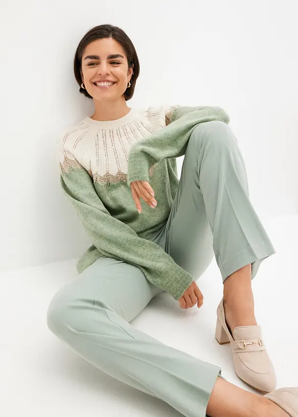 Pull ajouré, bonprix