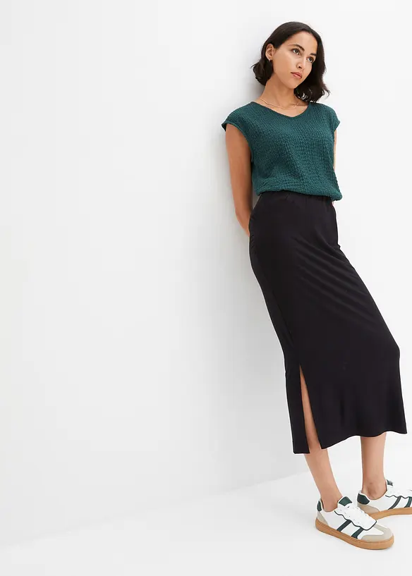 Top en crêpe léger, bonprix