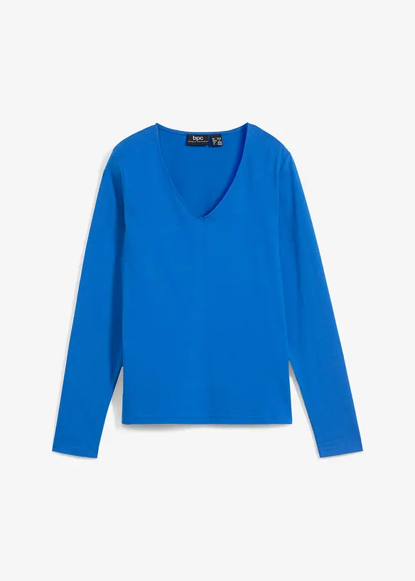 T-shirt manches longues 100% coton, bonprix