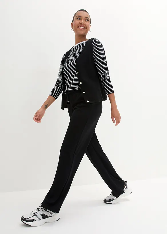 Pantalon de tailleur en viscose mélangée, bonprix