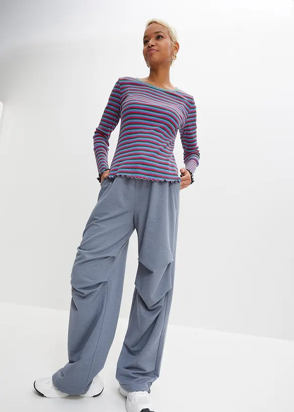 T-shirt ray&eacute; en coton c&ocirc;tel&eacute;, bonprix