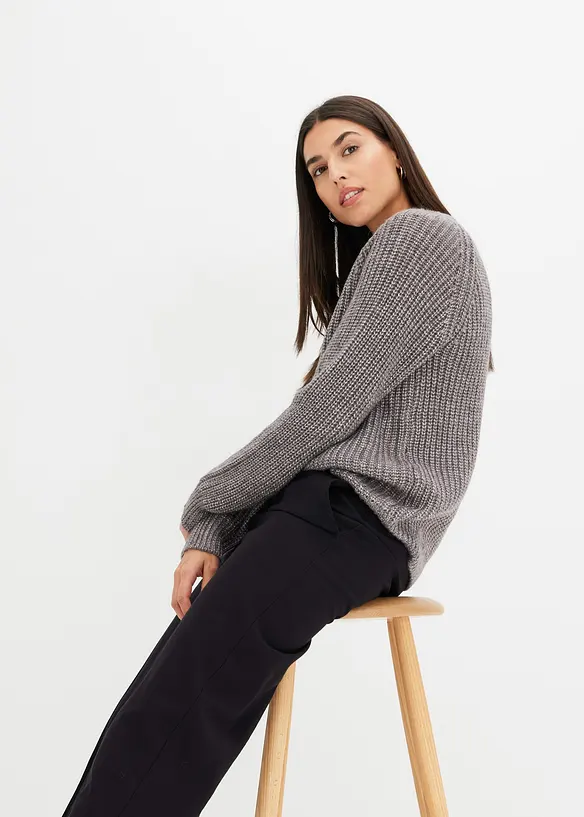 Pull en grosse maille avec fil brillant, bonprix