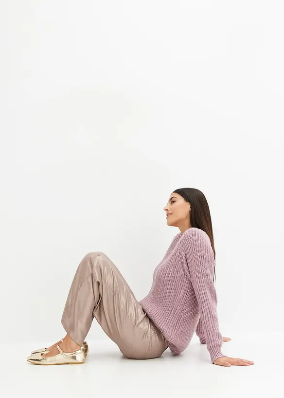 Pull en grosse maille avec fil brillant, bonprix