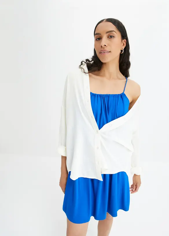 Robe fluide en jersey viscose extensible, bonprix