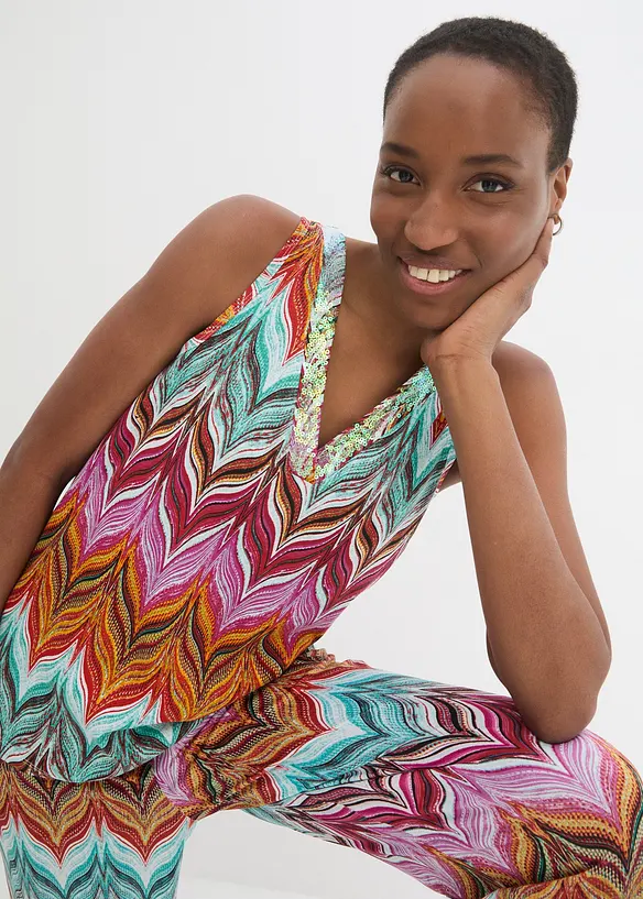 Haut à sequins, bonprix