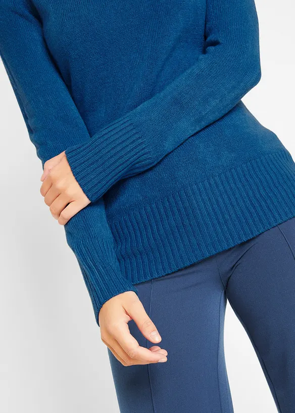 Pull col roulé basique, bonprix