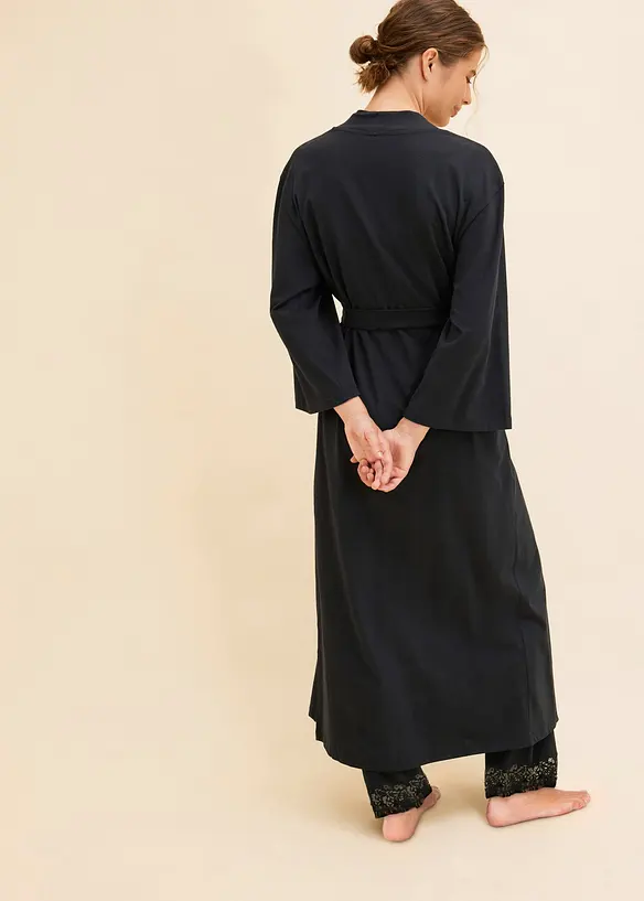 Peignoir en doux jersey de coton, bonprix