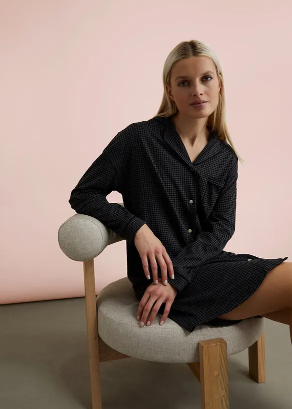 Chemise de nuit oversize 100% coton, bonprix