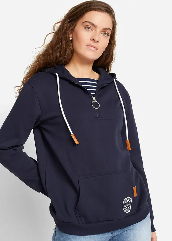 Sweat-shirt &agrave; capuche, bonprix