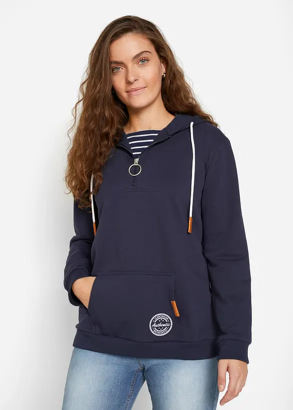 Sweat-shirt &agrave; capuche, bonprix