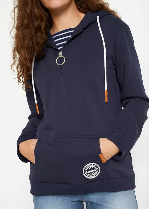 Sweat-shirt &agrave; capuche, bonprix